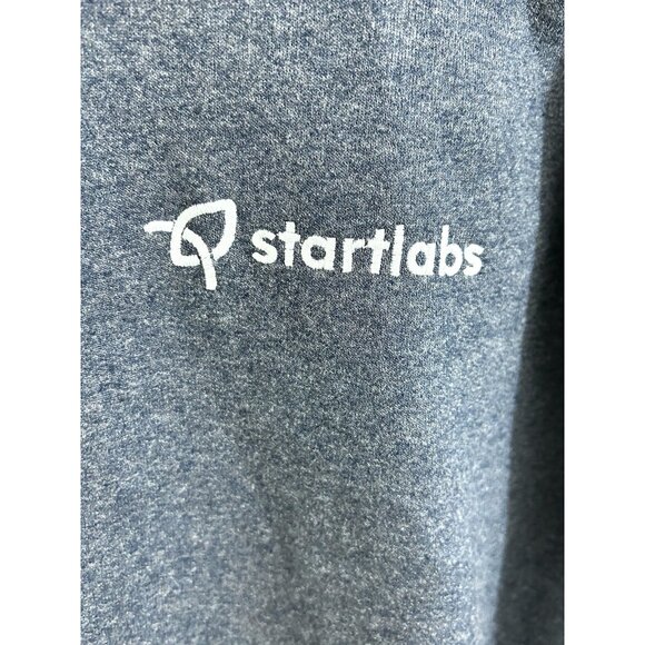 Jerzees Men's 1/4 Zip Pullover Mock Neck Long Sleeve Company Logo Blue M - Picture 3 of 13